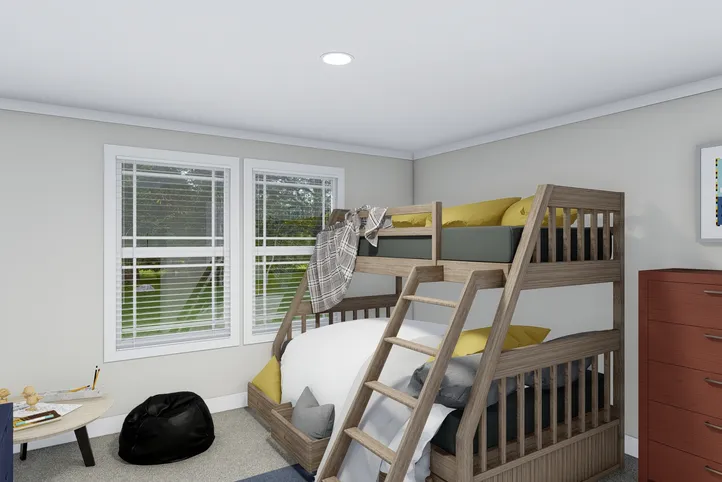 The TAHOE 3272A Bedroom. This Manufactured Mobile Home features 3 bedrooms and 2 baths.