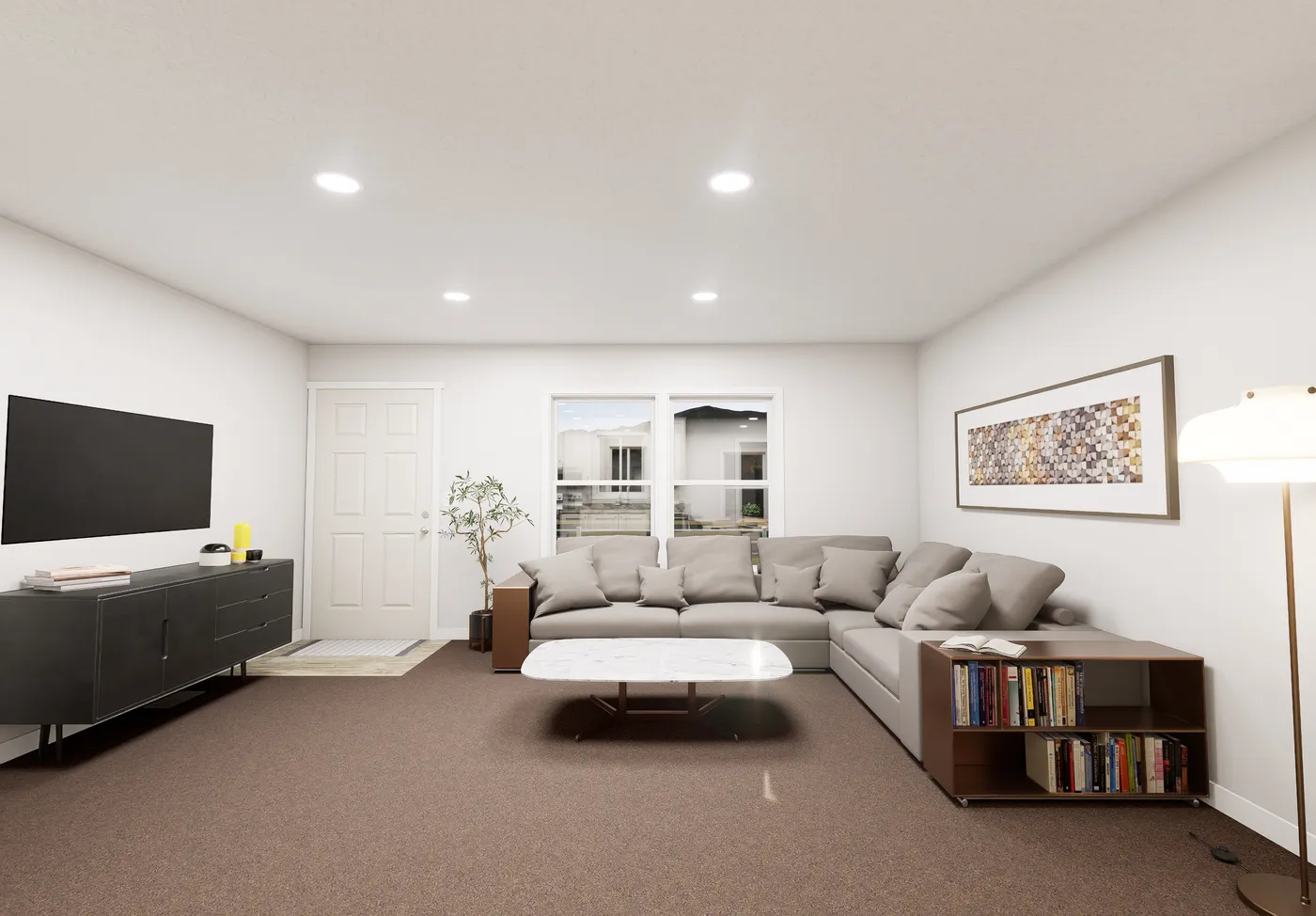 The 5030 IMAGINE Living Room. This Manufactured Mobile Home features 2 bedrooms and 2 baths.