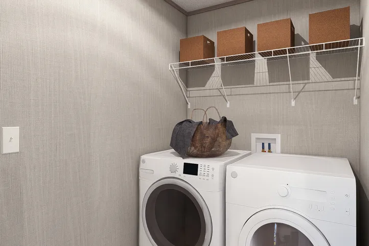 The ULTRA A-PLUS 16X76 Utility Room. This Manufactured Mobile Home features 3 bedrooms and 2 baths.