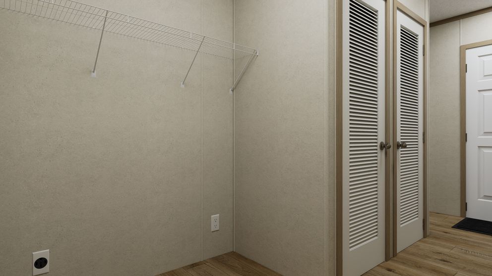 The 7216-CC03 HARBORVIEW 72 Utility Room. This Manufactured Mobile Home features 3 bedrooms and 2 baths.