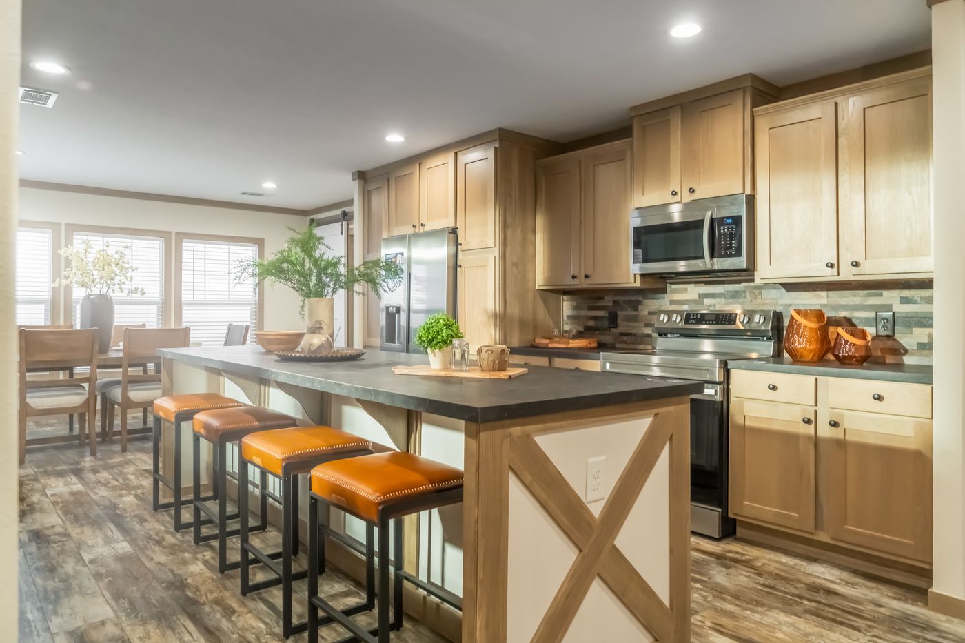The BOUJEE PREMIER Kitchen. This Manufactured Mobile Home features 4 bedrooms and 2 baths.
