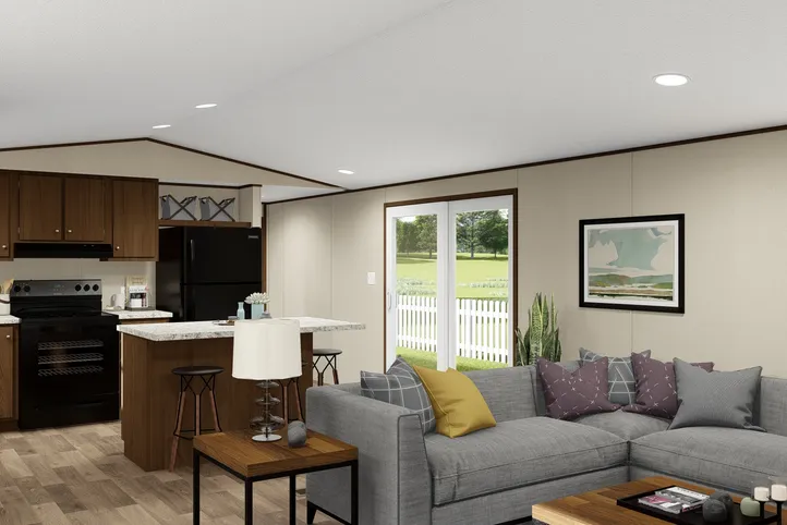 The SPLENDOR Foyer. This Manufactured Mobile Home features 3 bedrooms and 2 baths.