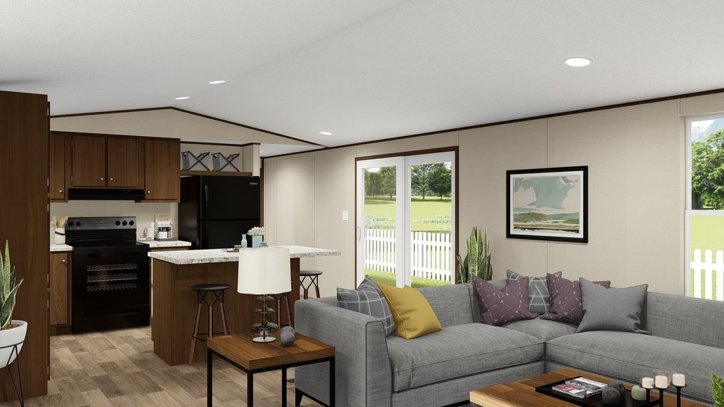 The SPLENDOR Foyer. This Manufactured Mobile Home features 3 bedrooms and 2 baths.