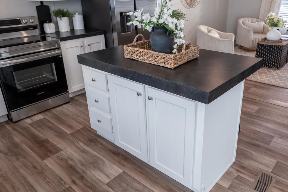 The ELEMENT Kitchen. This Manufactured Mobile Home features 3 bedrooms and 2 baths.