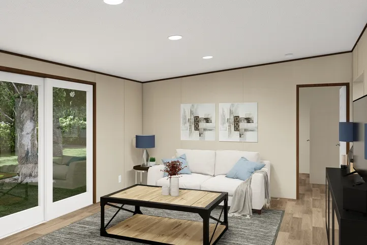 The MARVEL 4 Den. This Manufactured Mobile Home features 4 bedrooms and 2 baths.