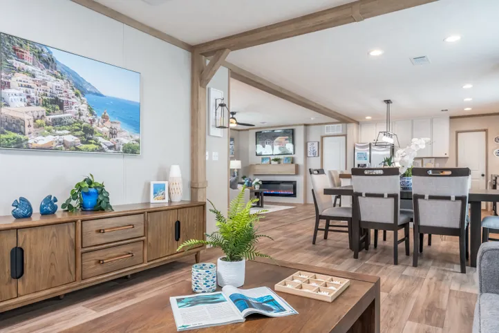 The EL SUENO BREEZE Den. This Manufactured Mobile Home features 4 bedrooms and 2 baths.