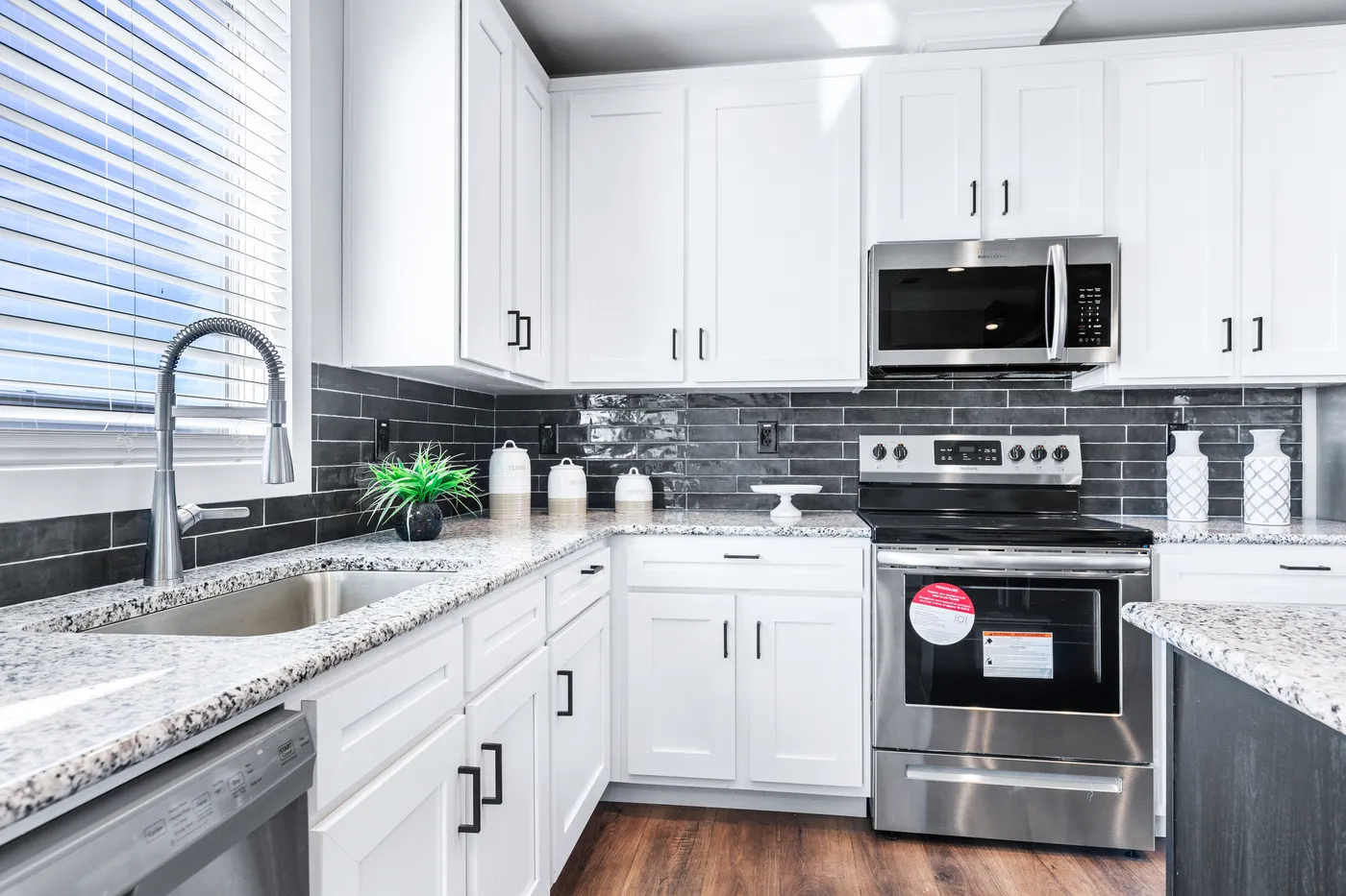 The THE FUJI Kitchen. This Manufactured Mobile Home features 4 bedrooms and 3 baths.