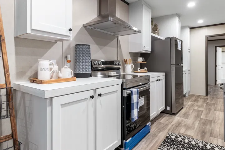 The COLOSSAL Kitchen. This Manufactured Mobile Home features 3 bedrooms and 2 baths.