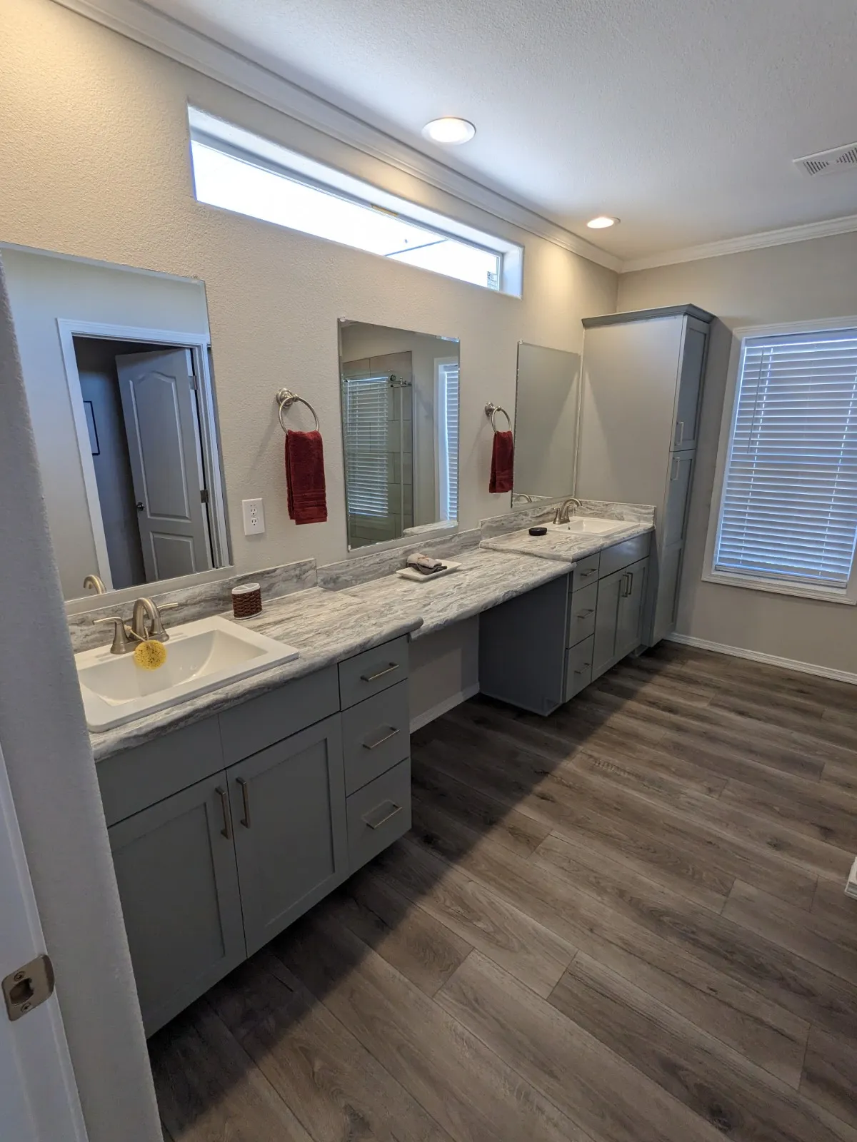 The CATALINA Primary Bathroom. This Manufactured Mobile Home features 3 bedrooms and 2 baths.