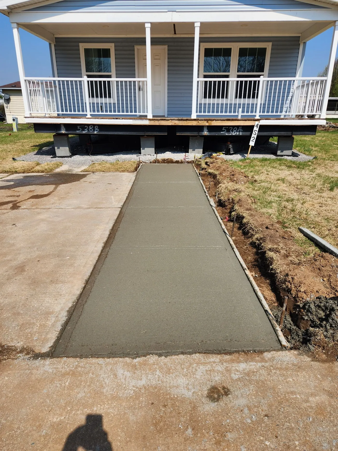 Manufactured Home Site Progress Near Walton, KY