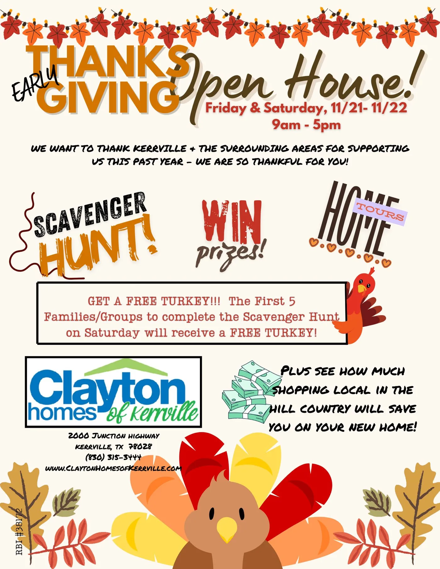 Thanksgiving Scavenger Hunt & Open House image