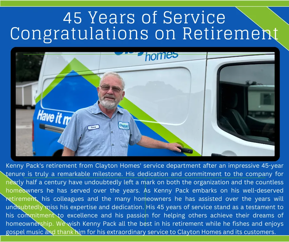 Kenny Pack Retirement image