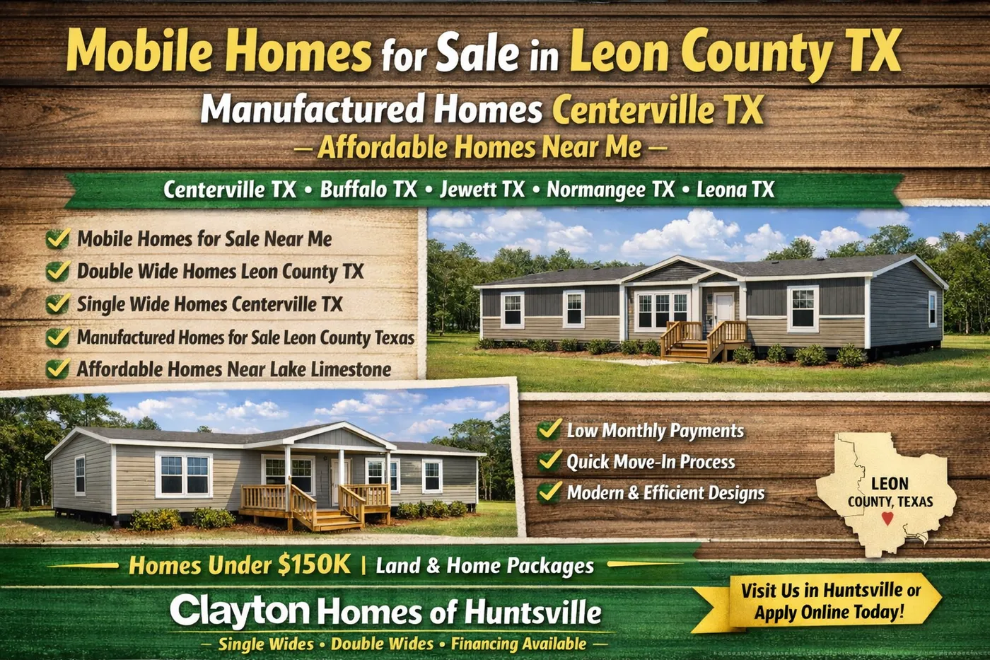 Mobile Homes for Sale in Leon County TX image
