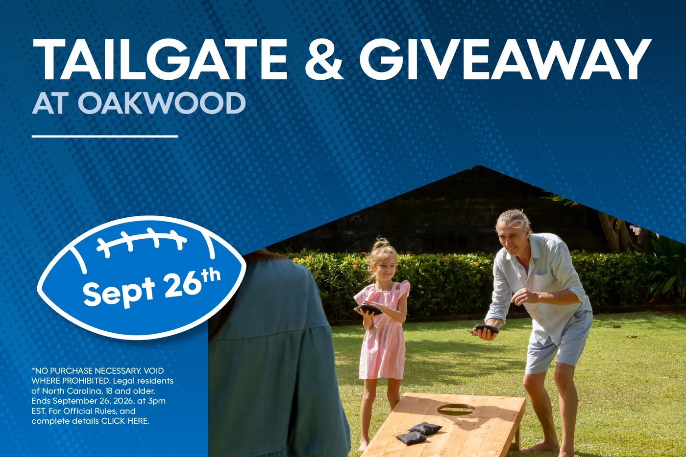 Tailgate & Giveaway at Oakwood
