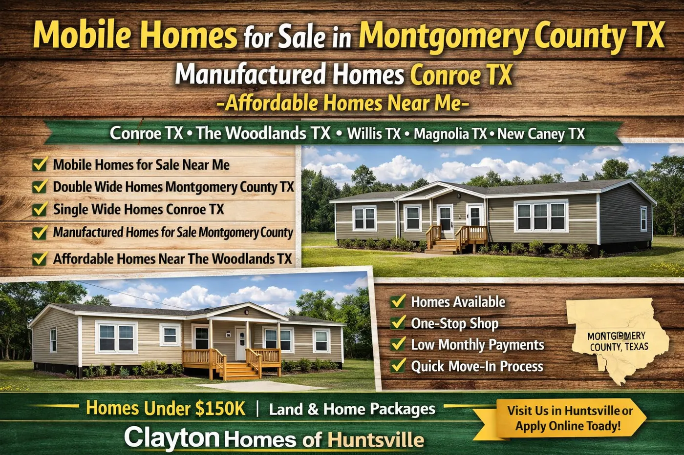 Mobile Homes for Sale in Montgomery County TX image