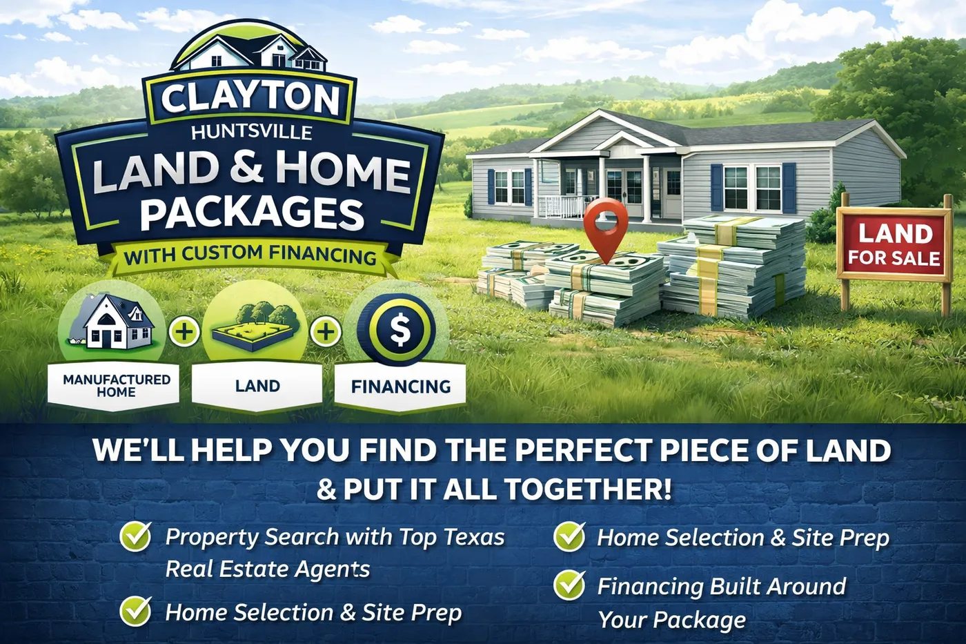 Land and Home Packages Huntsville TX image