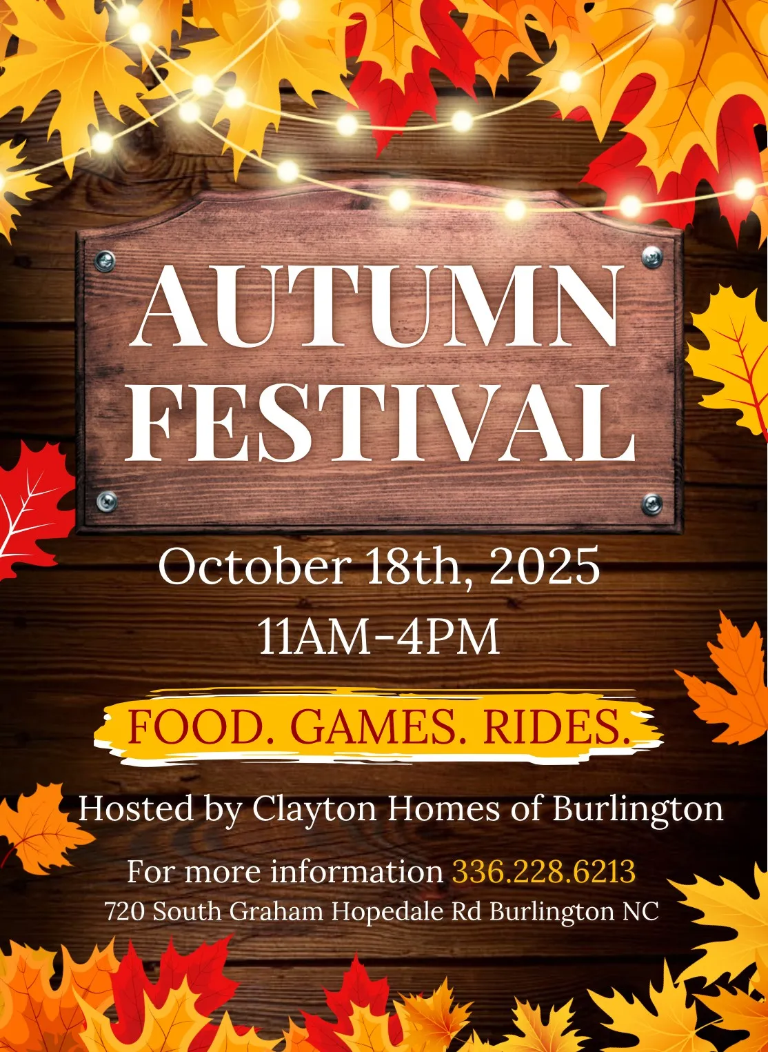 Come Join Us for a Day of Fun!!!