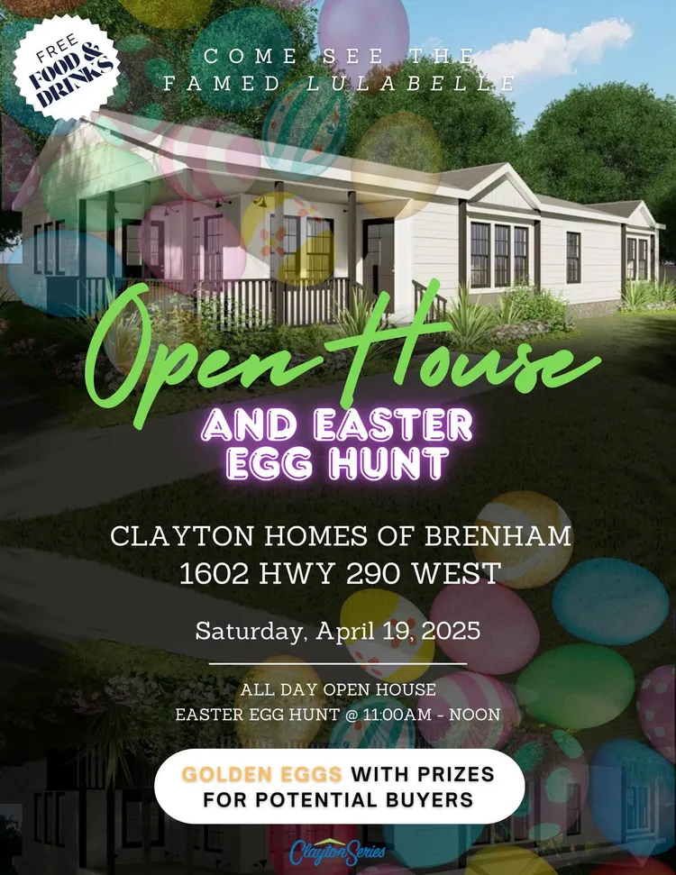 Easter egg hunt and open house  image