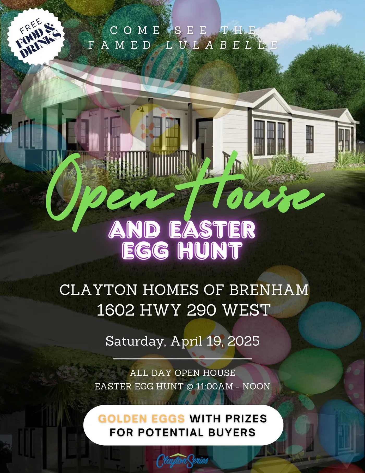 Easter egg hunt and open house image