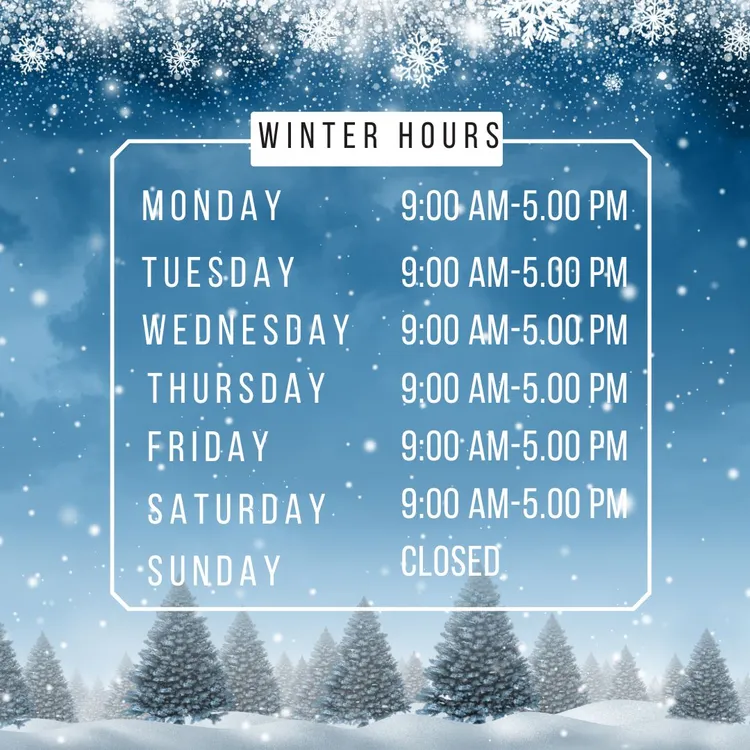 Winter Hours image