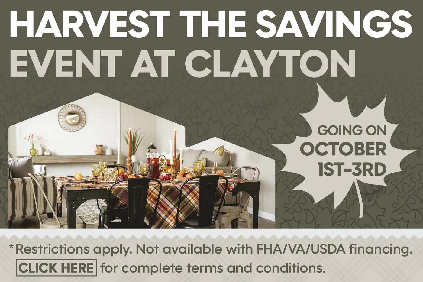 Harvest the Savings Event at Clayton image