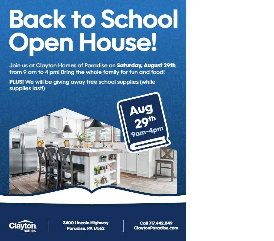 Back to School open house Event!