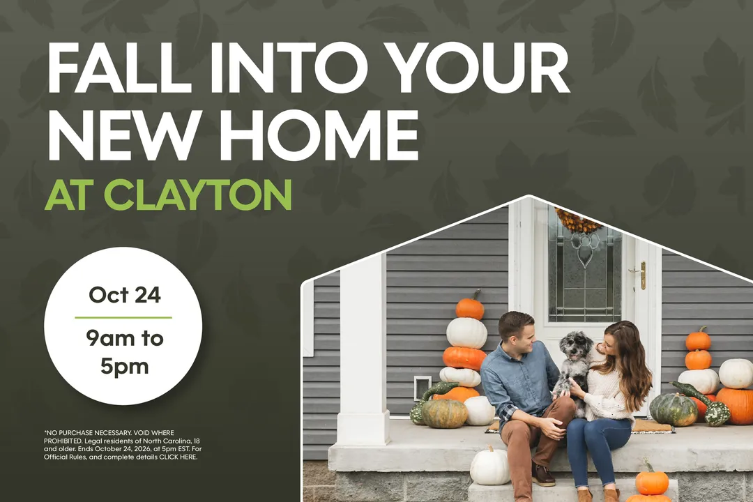 Fall Into Your New Home at Clayton