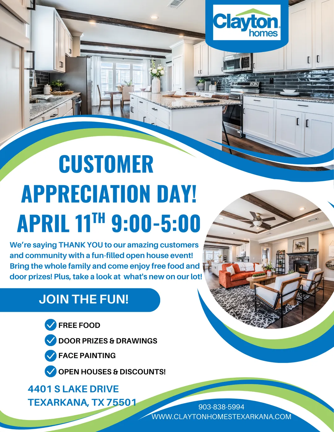 Customer Appreciation Day Saturday April 11th 2026