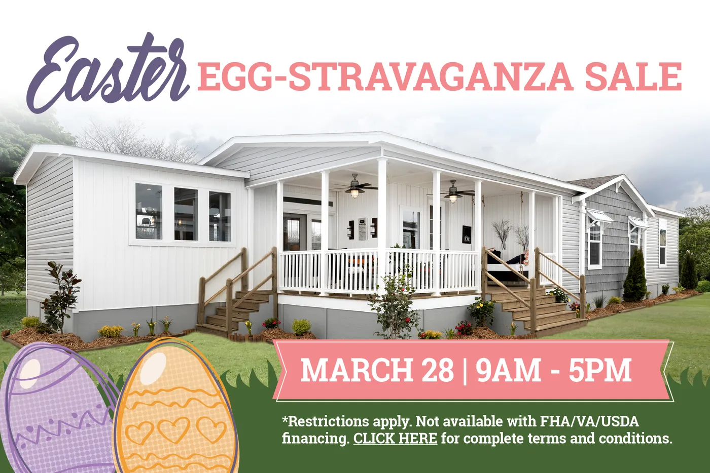 Easter Egg-Stravaganza Sale and Open House! image