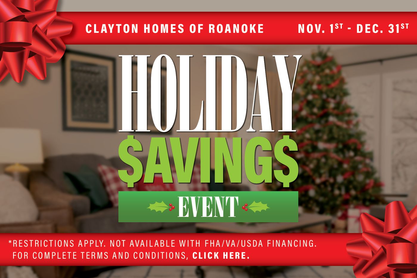 Holiday Savings