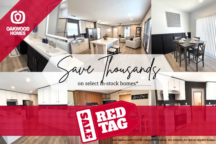 OAKWOOD HOMES RED TAG SALE 2025!