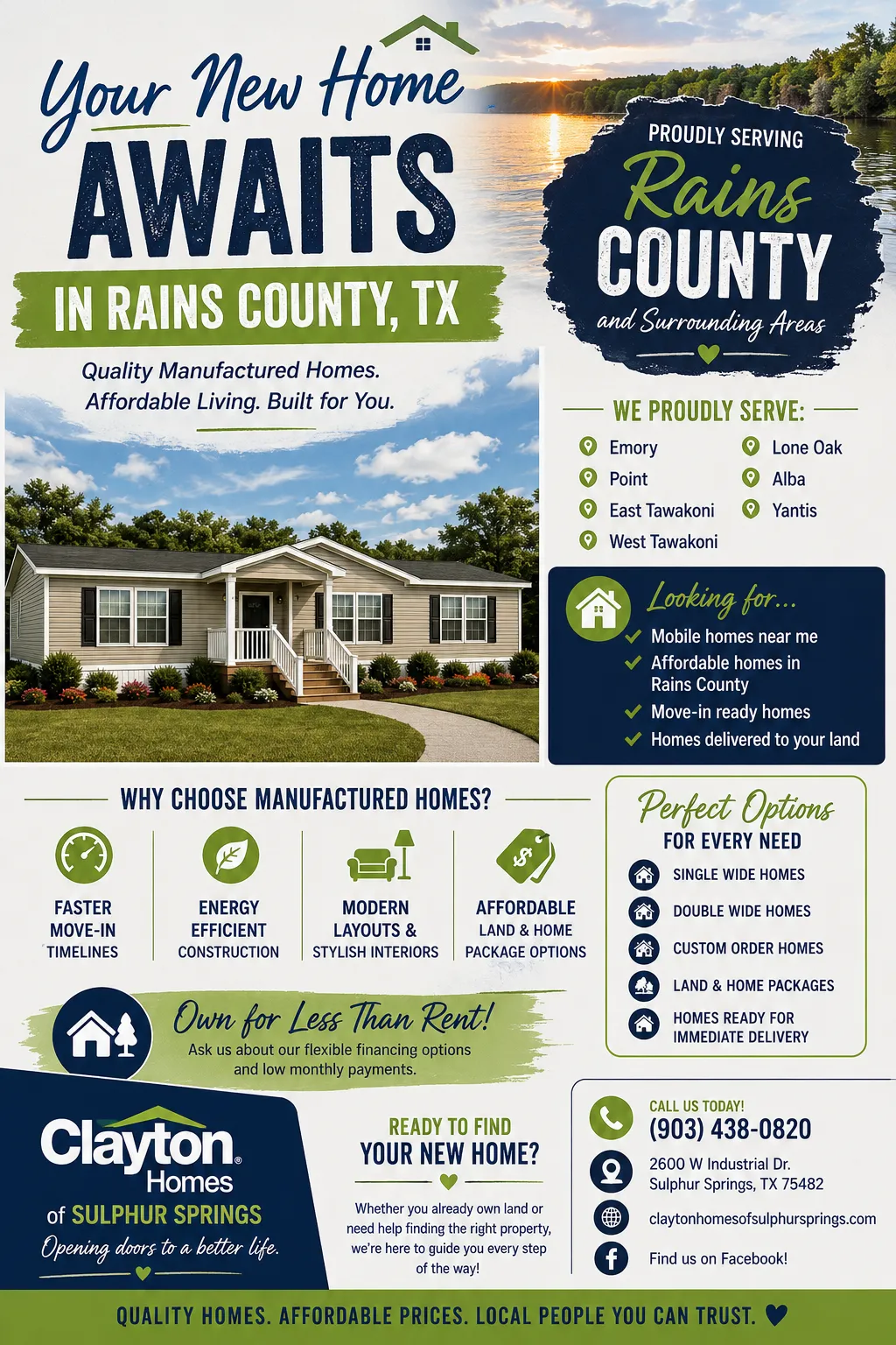 Mobile Homes for Sale in Rains County TX image