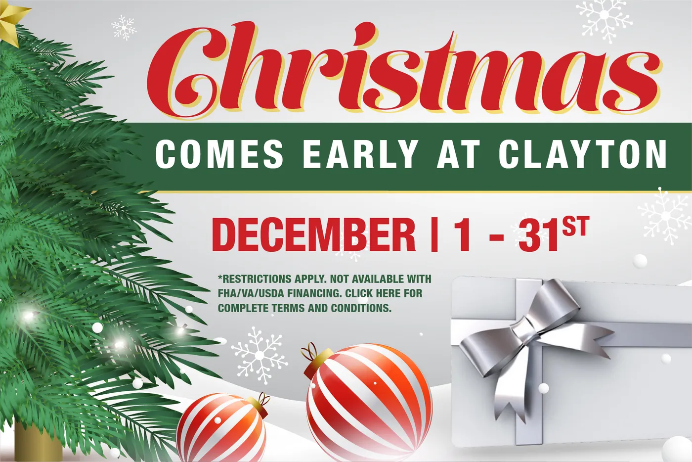 Christmas Comes Early at Clayton!