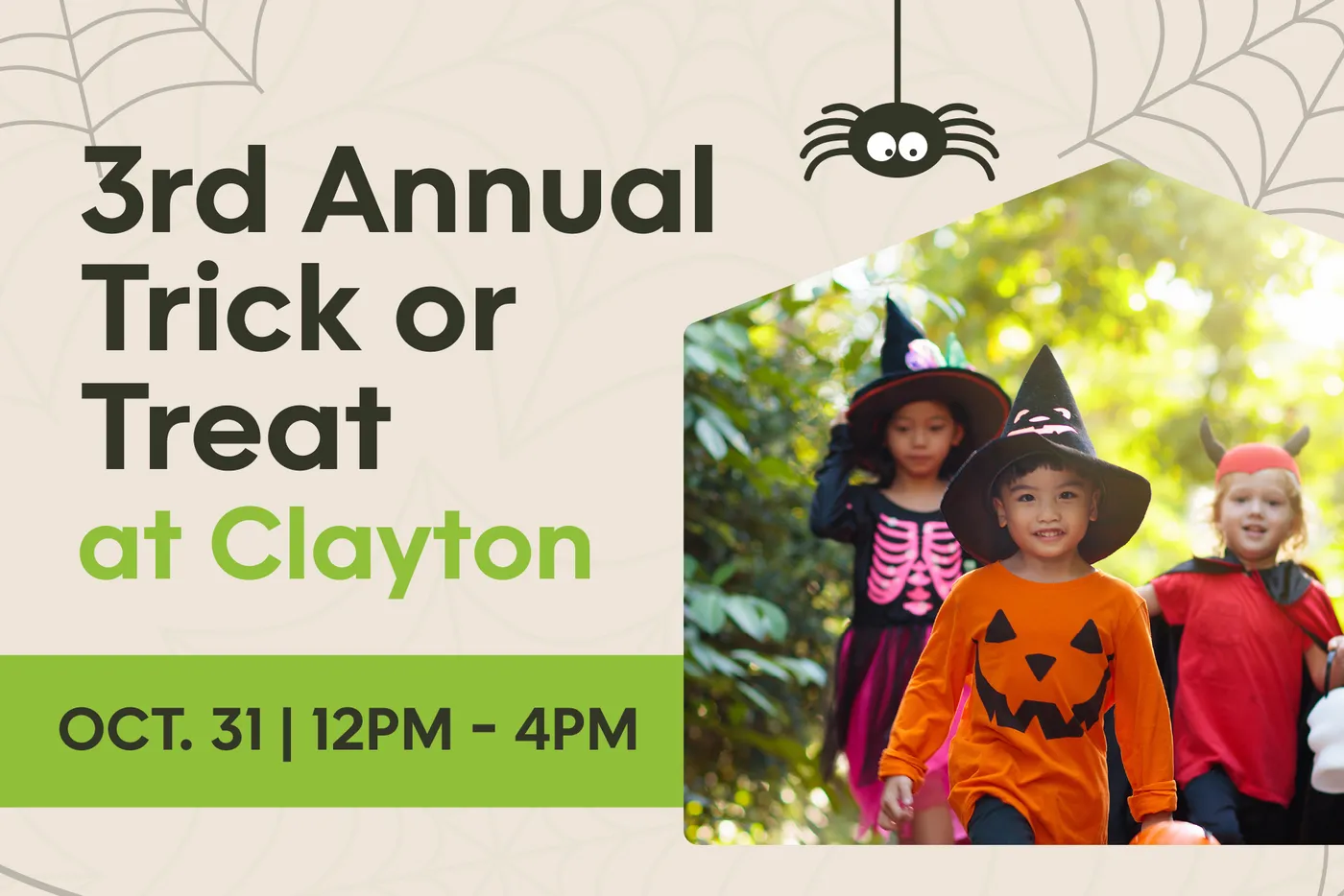 3rd Annual Trick or Treat at Clayton image