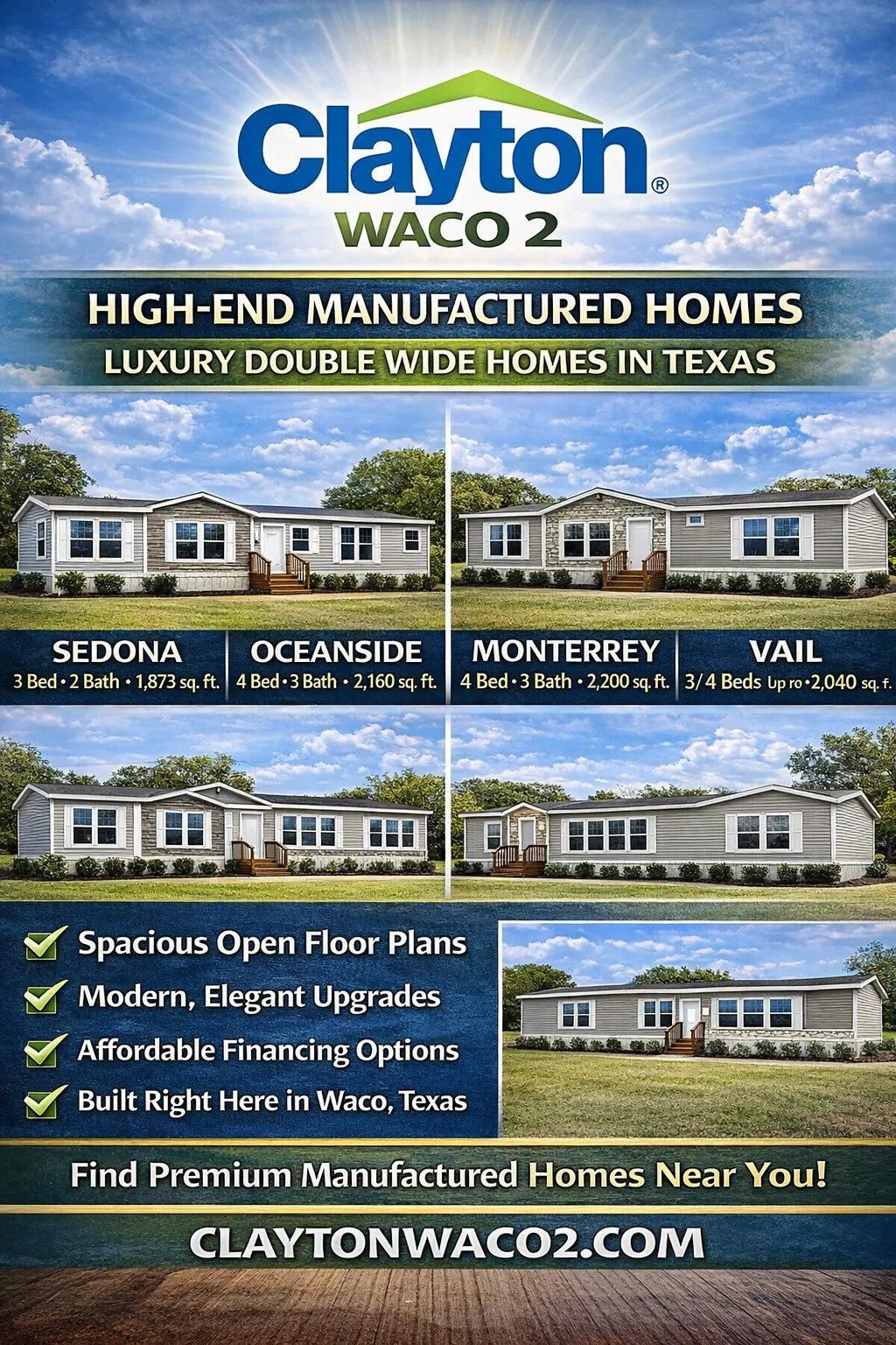 Clayton Waco 2 Manufactured Homes