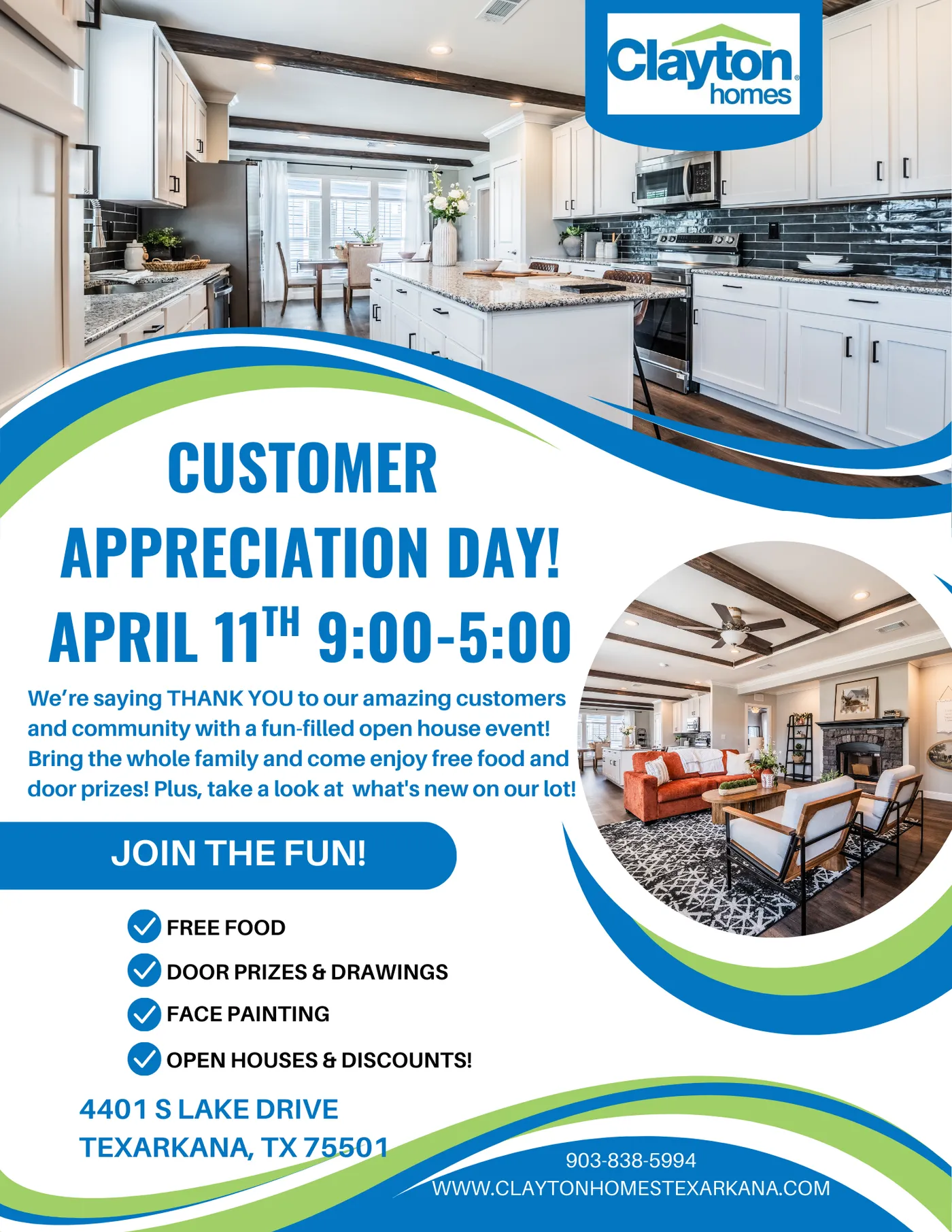 Customer Appreciation Day Saturday April 11th 2026