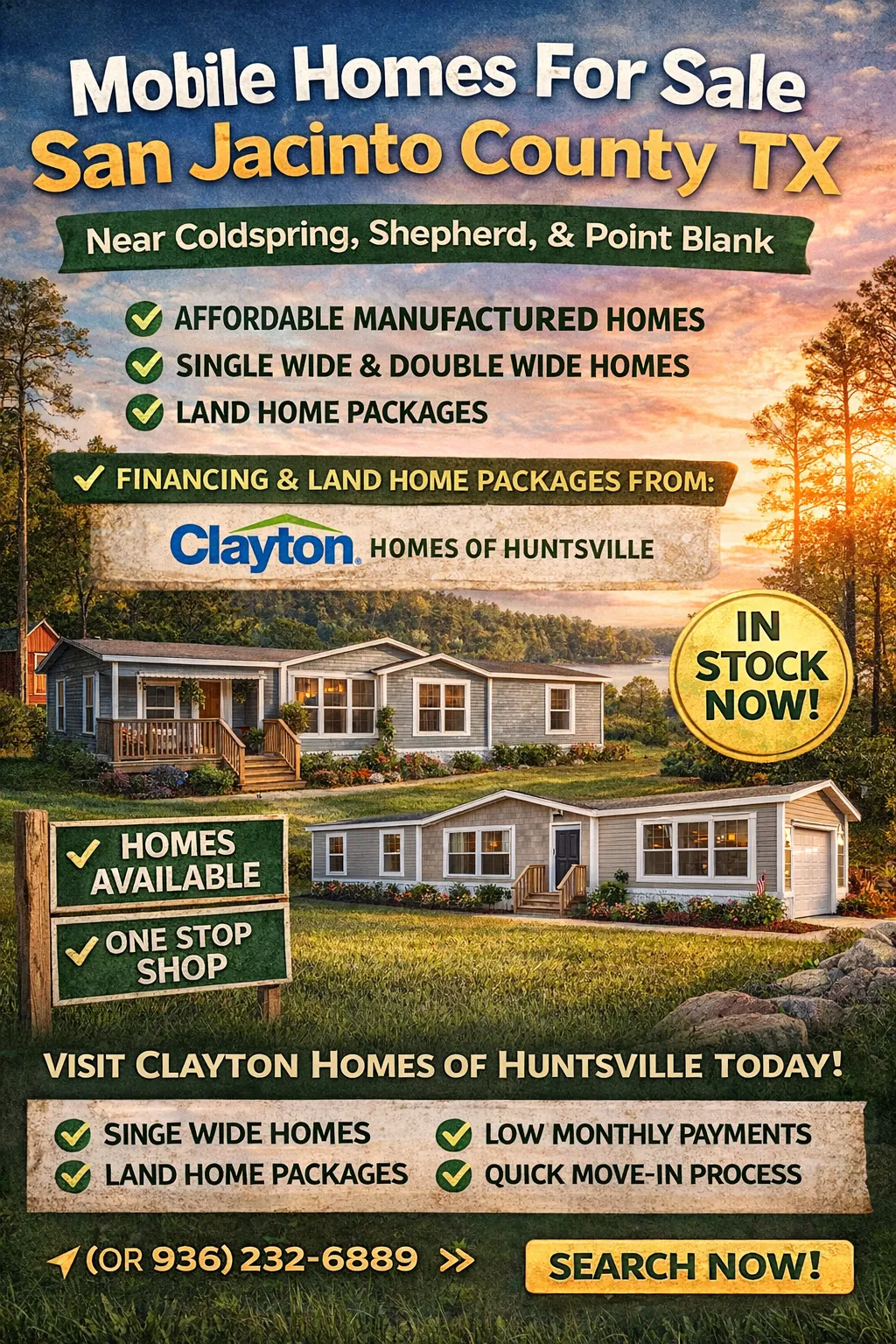 Mobile Homes for Sale in San Jacinto County TX image