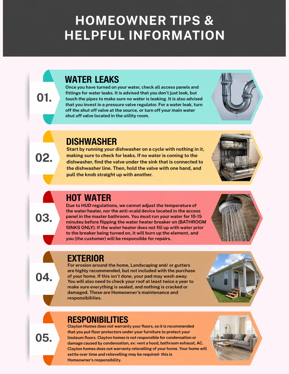 Homeowner Tips & Helpful Information