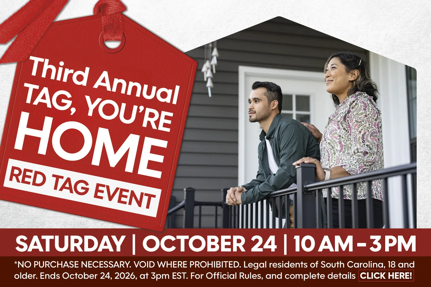 3rd Annual "Tag, You're Home" Event