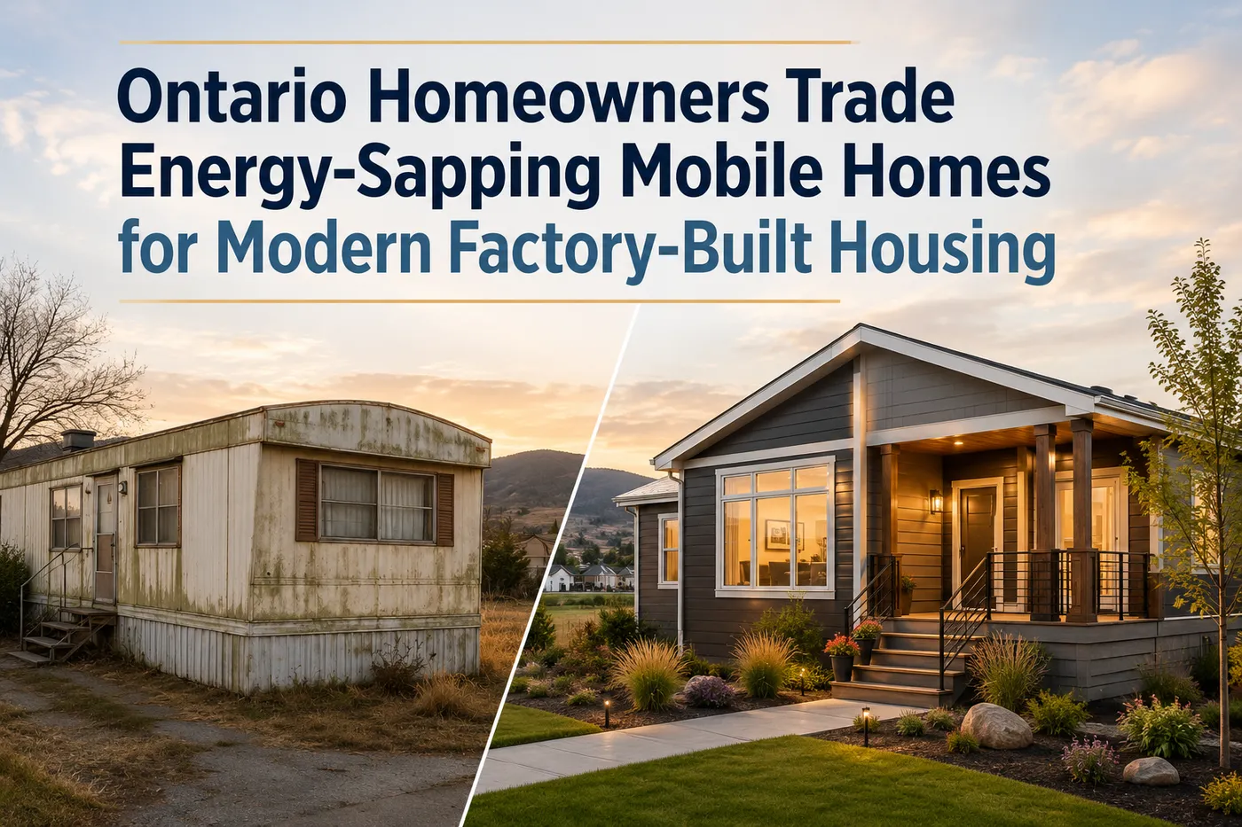 Ontario, OR Upgrades Old Mobile Homes