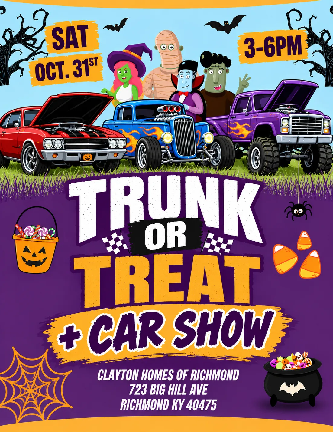 TRUNK OR TREAT + CAR SHOW - 10/31 3-6PM image