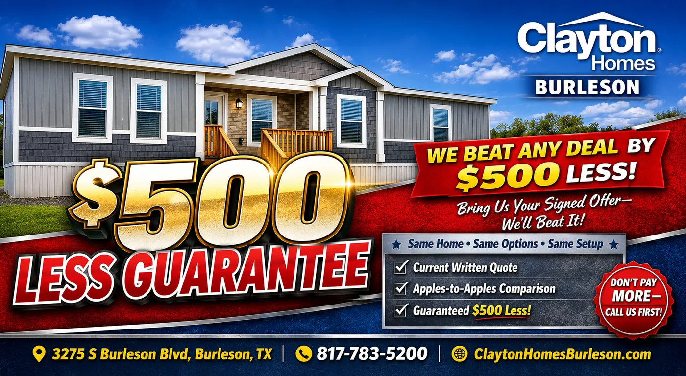 $500 LESS GUARANTEE image