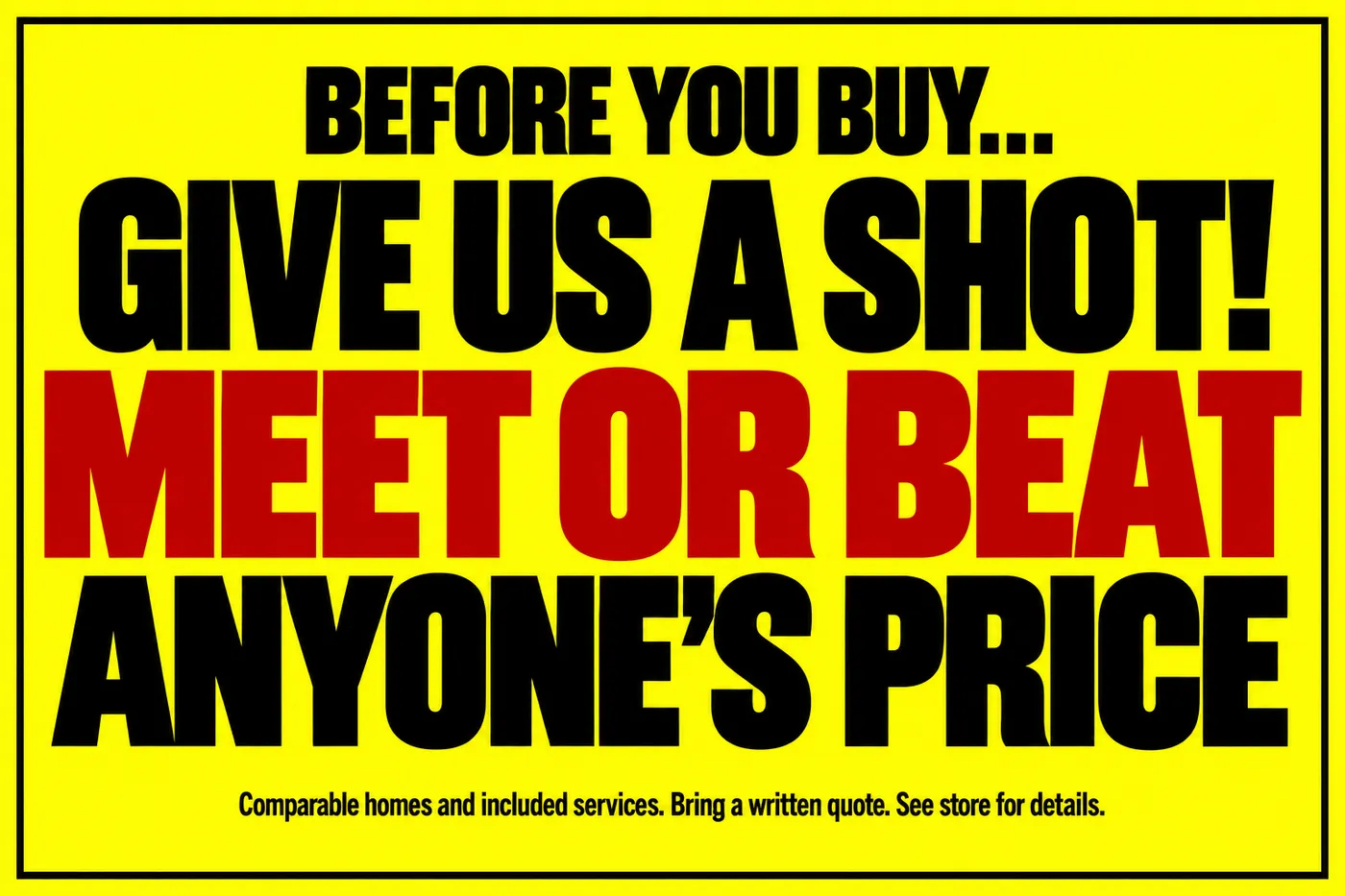 Before You Buy, Give Us a Shot to Beat the Price! image