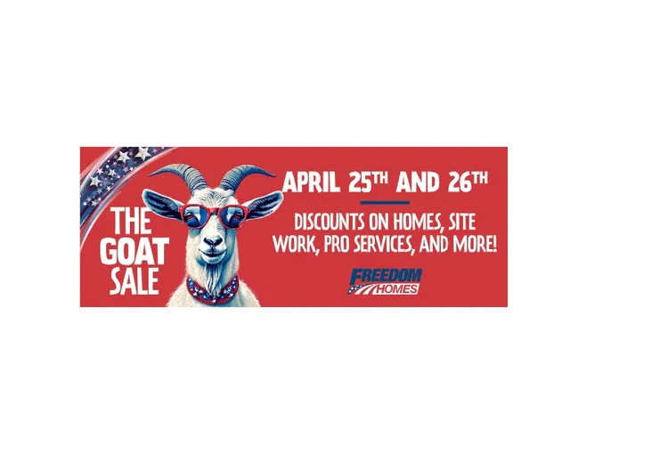 APRIL 24th and 25th !! The GOAT SALE!! image