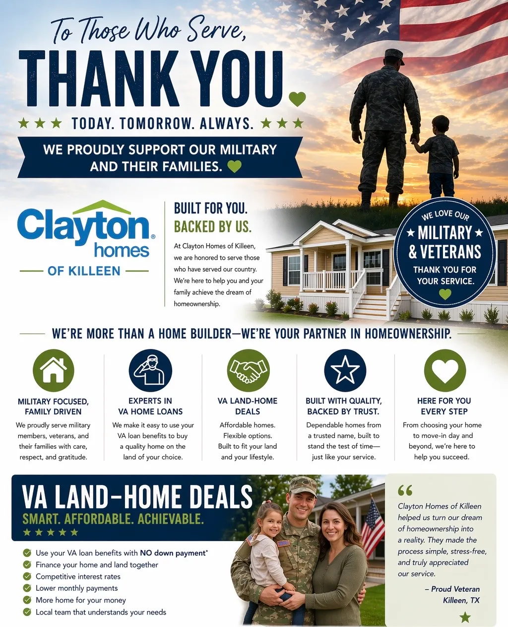 “I’m a Veteran or Active-Duty Service Member.”