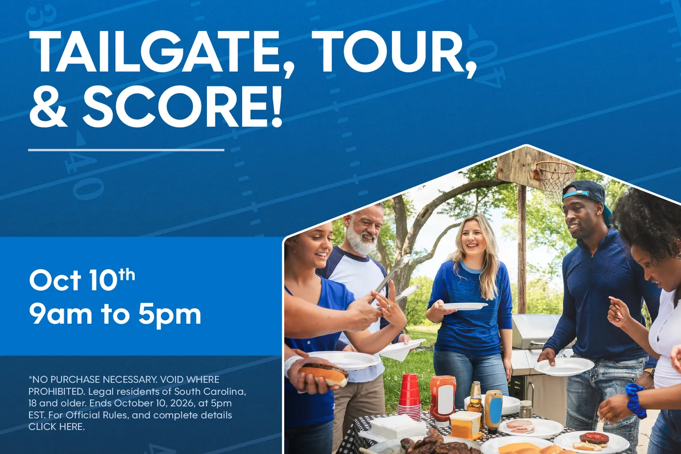 Tailgate, Tour, & Score! image
