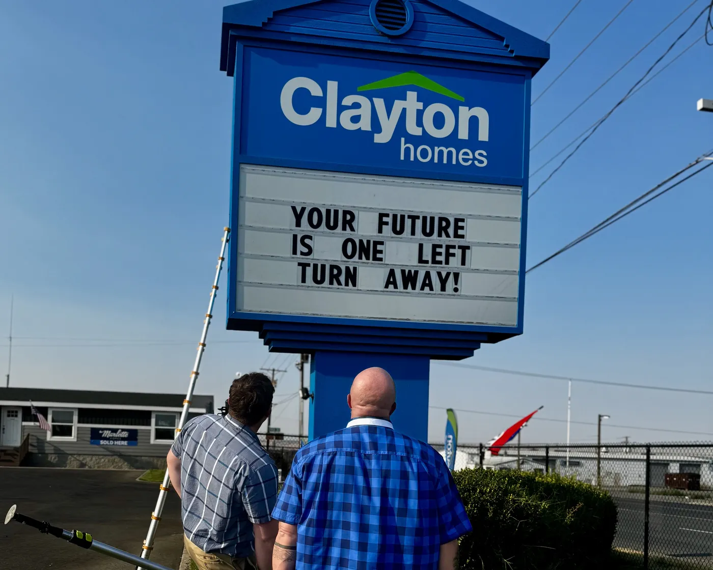 Hey look! We changed our sign!!