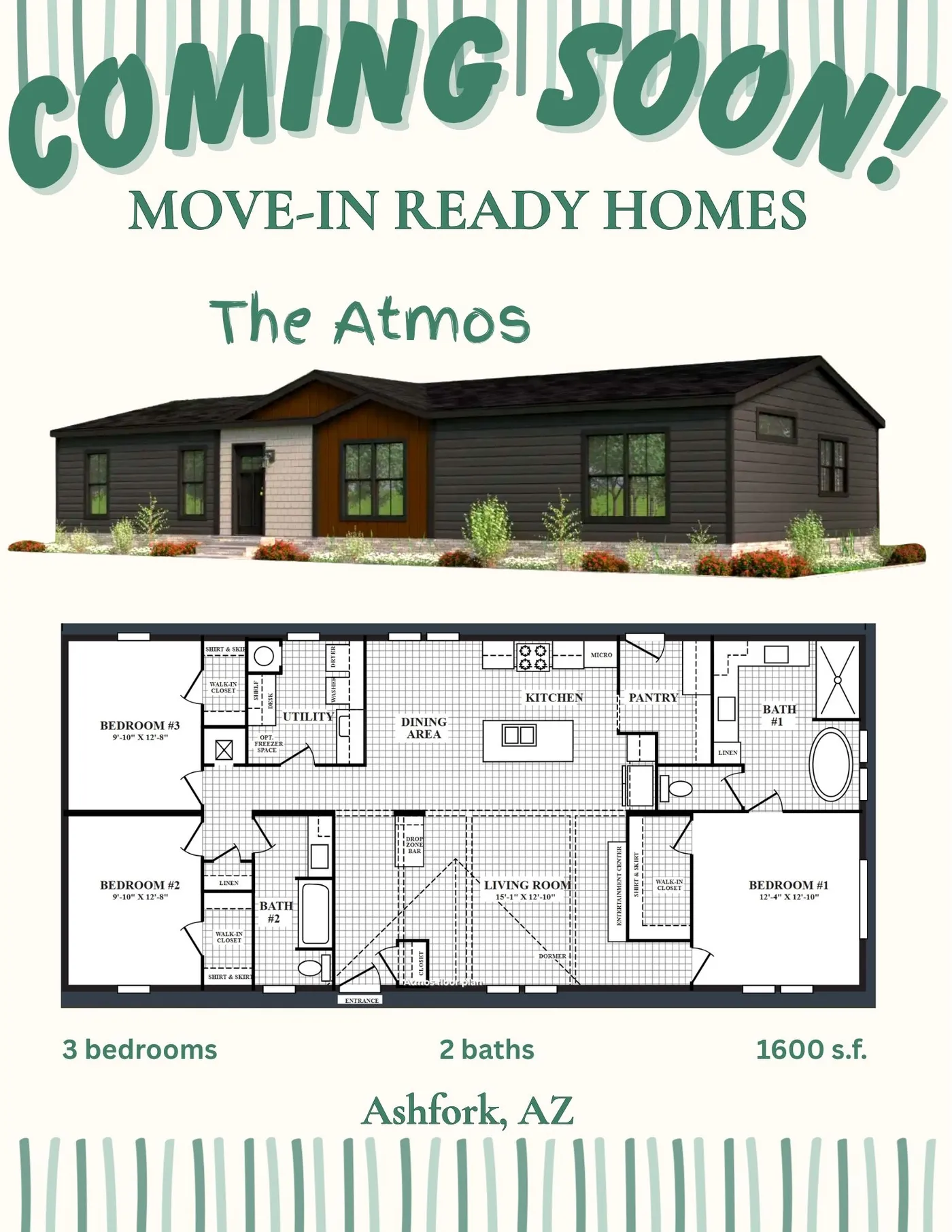 COMING SOON! New Move In Ready Homes!