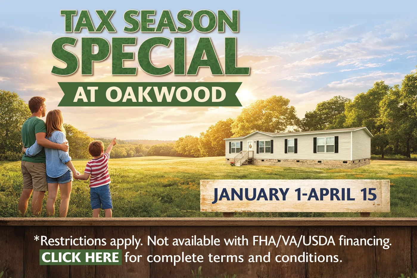 Tax Season Special at Oakwood