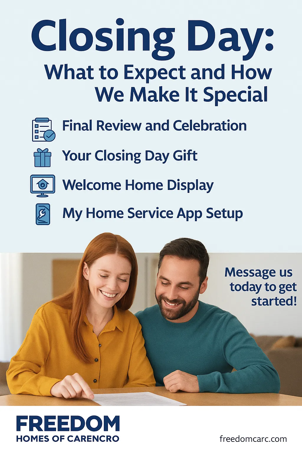 Your Closing Day Experience